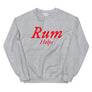 "Rum Helps" Unisex Sweatshirt - Mutineer Bay