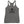 Dark Grey racerback tank top with black Jack Rackham pirate flag represented as a black skull above two black crossed swords, which contributed to the popularization of pirates worldwide