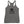 Dark gray racerback tank top with Henry Every pirate flag which depicts a black skull in profile wearing a kerchief and an earring, above a saltire of two black crossed bone