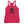 Hot Pink racerback tank top with Henry Every pirate flag which depicts a black skull in profile wearing a kerchief and an earring, above a saltire of two black crossed bone