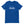 Royal Blue unisex t-shirt with wording "Salty" written on one horizontal row in IM Fell font on the front. Lettering is in White.