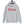 Grey unisex Hoodie with word "Pirate" written horizontally in IM Fell font on the front and back of the hoodie. Lettering is in Red.