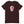 Black short sleeve t-shirt with "Pirates Honor Loyalty" written horizontally transposed over skull outline. Lettering is in red and skull is in white.