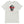 Oatmeal short sleeve t-shirt with "Pirates Honor Loyalty" written horizontally transposed over skull outline. Lettering is in red and skull is in black.