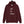 Maroon unisex Hoodie with words "All or None" written vertically in IM Fell font on the middle of the apparel. Lettering is in white.