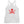 White racerback tank top with Jack Rackham pirate flag represented as a red skull above two red crossed swords, which contributed to the popularization of pirates worldwide