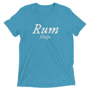 Rum Helps Ladies Short sleeve t-shirt - Mutineer Bay