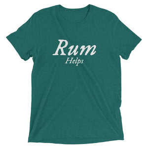 Rum Helps Ladies Short sleeve t-shirt - Mutineer Bay